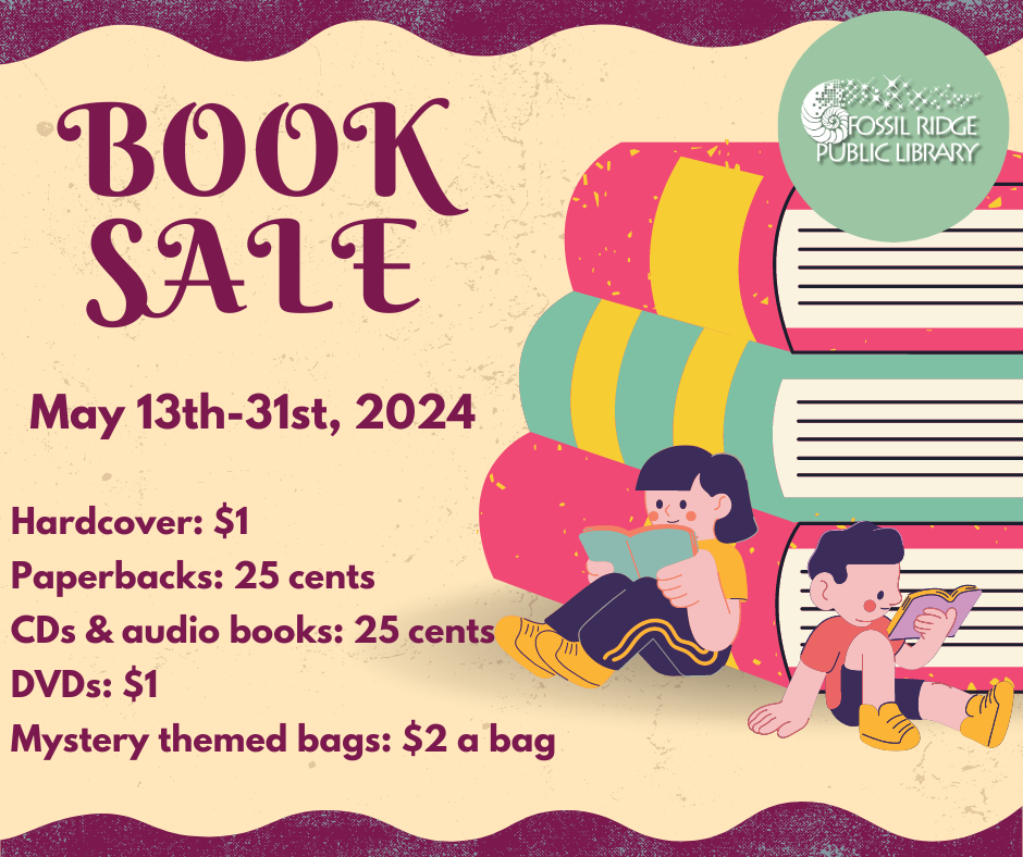 Book Sale May 13th-31st